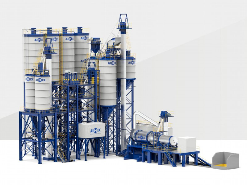 tower type dry mortar plant