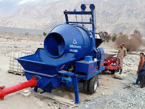 40cbm cement mixer pump in Pakistan