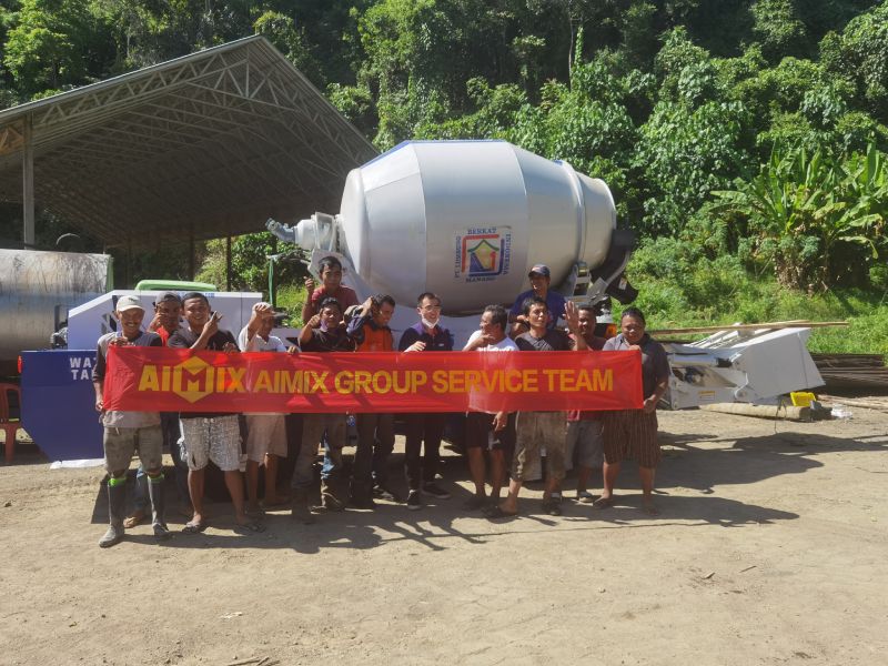 AIMIX service team in Indonesia