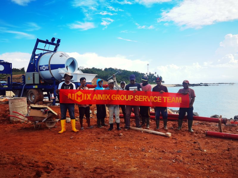 AIMIX service team in Bangka Indonesia