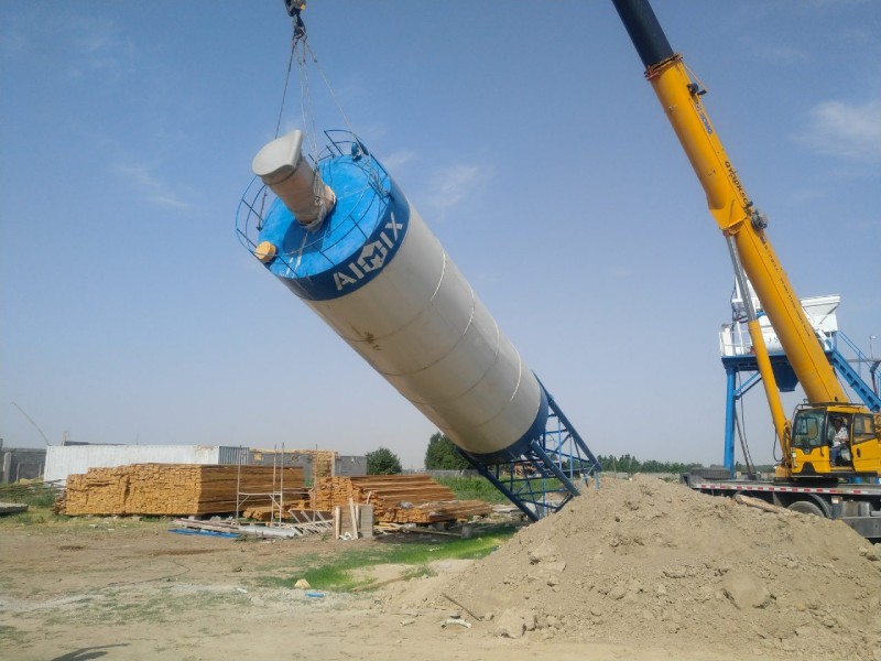batching plant installation