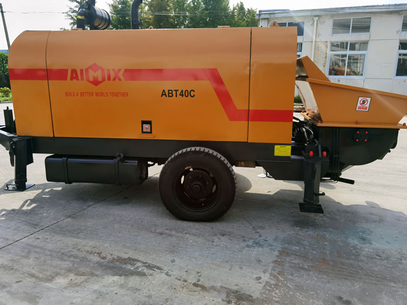 40m3 diesel concrete pump to Indonesia