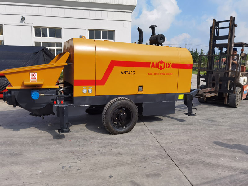 ABT40C diesel concrete pump to Indonesia