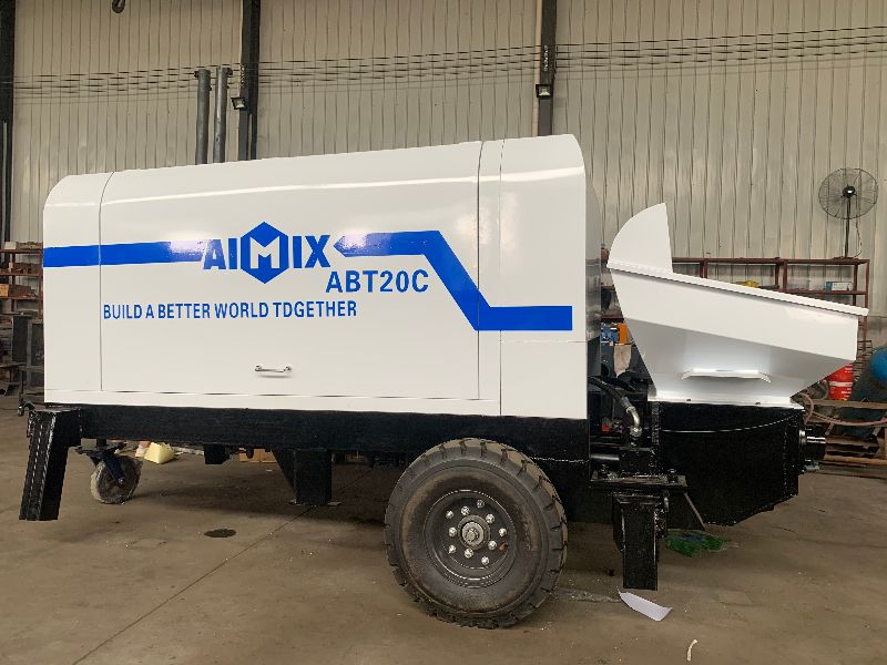 ABT20C diesel concrete pump in Indonesia