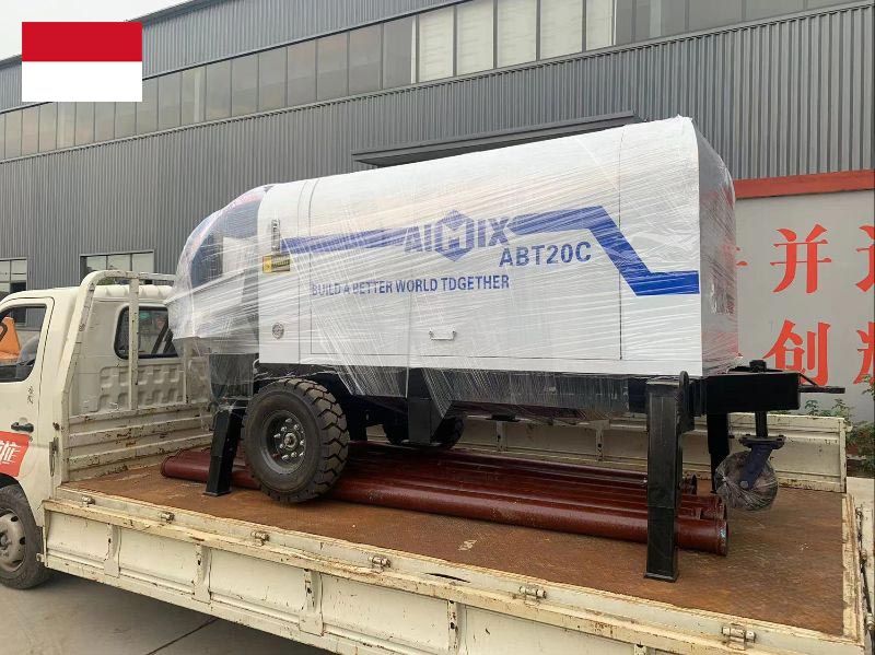 ABT20C diesel concrete pump to Indonesia