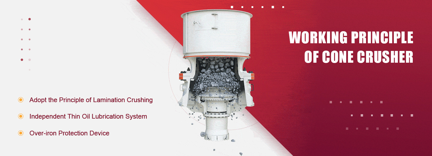 cone crusher work flow