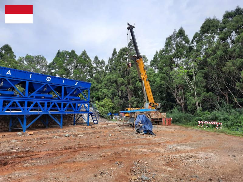 AIMIX batching plant installation