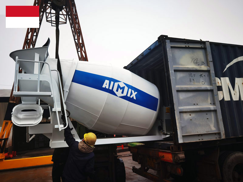3.5m3 concrete mixer drum to Indonesia