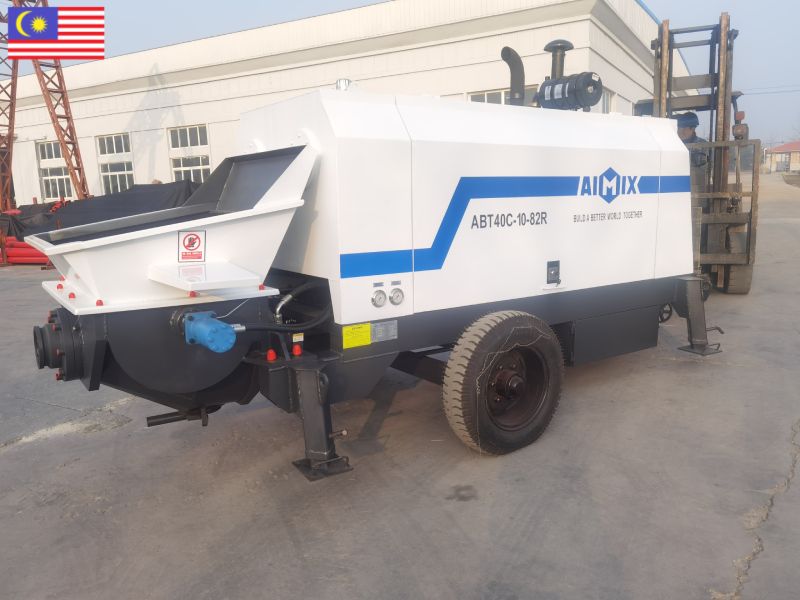 ABT40C diesel concrete pump to Malaysia loading
