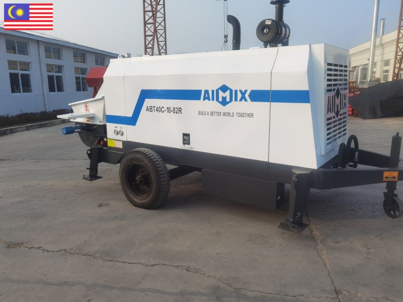 ABT40C diesel concrete pump to Malaysia