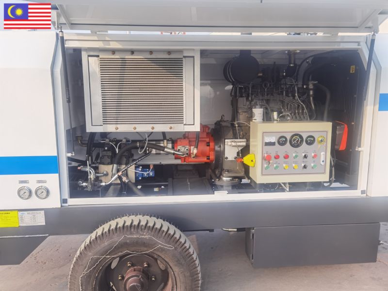 diesel concrete pump to Malaysia