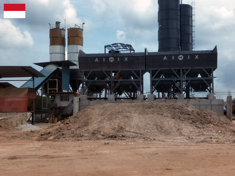 batching plant installed in Indonesia