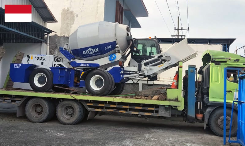 AS3.5 self loading mixer exported to Indonesia