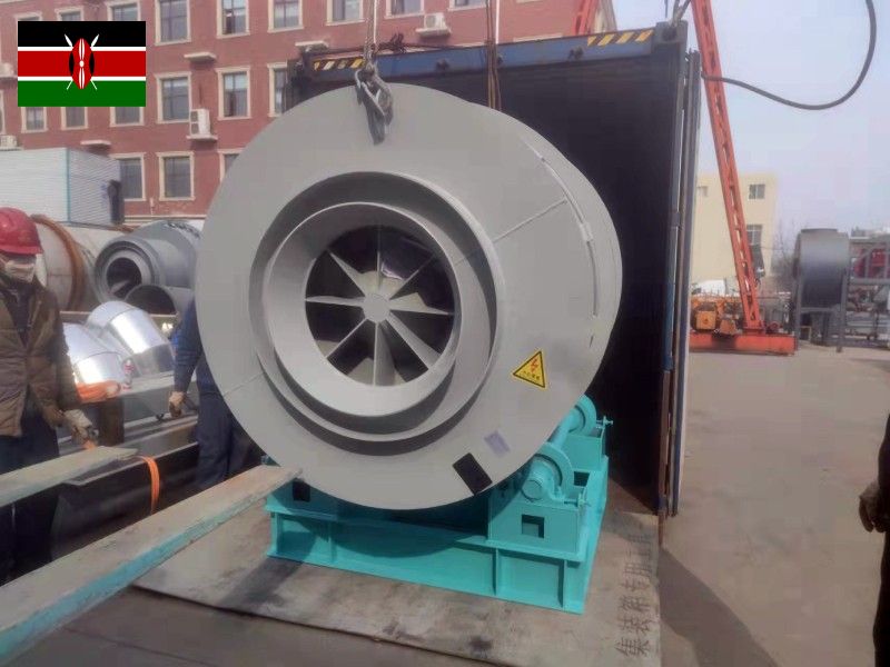 5 ton sand dryer sent to Kenya