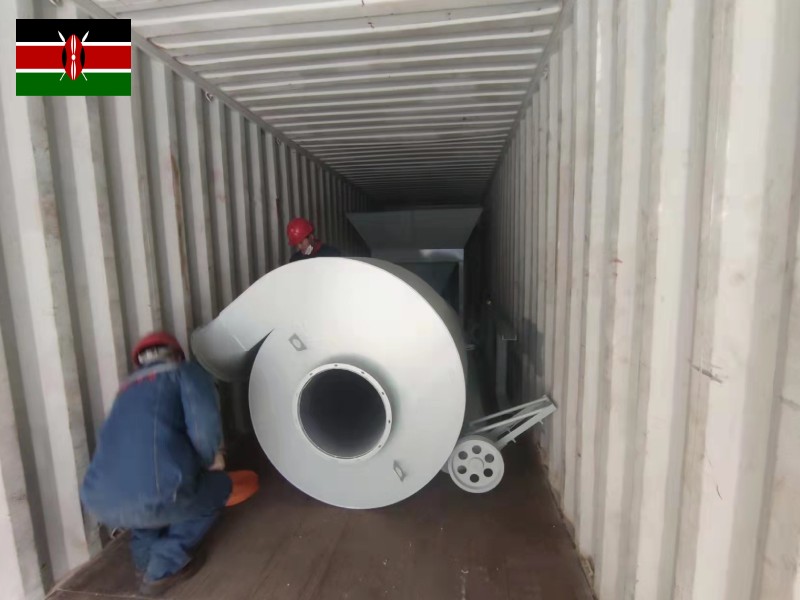 5 ton sand dryer sent to Kenya