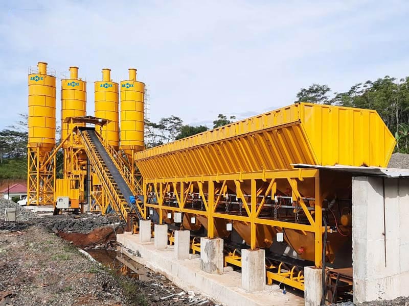 AJ90 Batching Plant In Sumatra Indonesia
