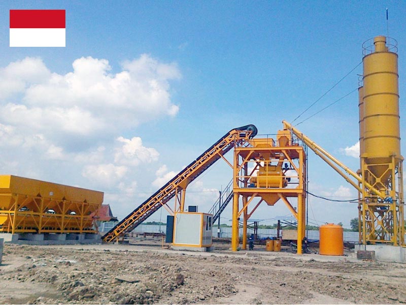 AJ90 batching plant in Java Indonesia