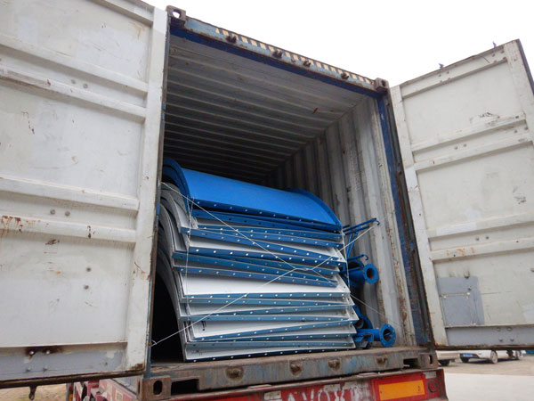 Aimix bolted cement silo sent to Uzbekistan