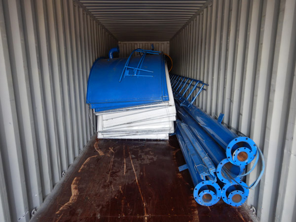 Aimix bolted cement silo sent to Uzbekistan