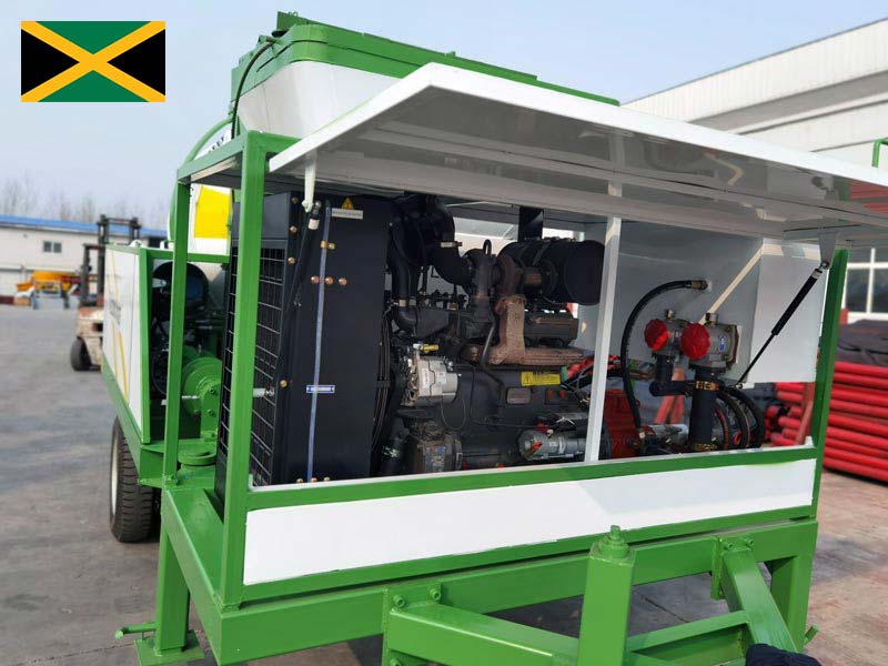 diesel concrete mixer pump
