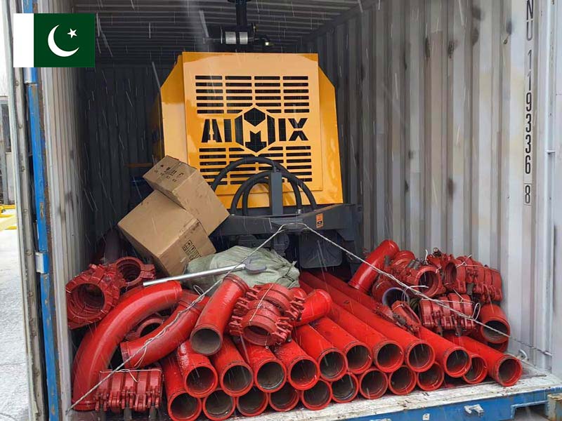 ABT60C Diesel Concrete Pump to Pakistan loaded