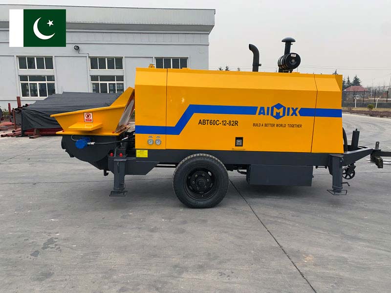 ABT60C Diesel Engine Concrete Pump to Pakistan