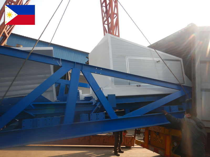 AJY35 mobile batching plant loading