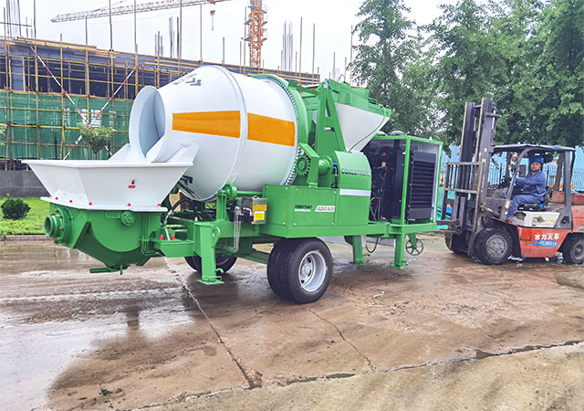 cement mixer and pumps