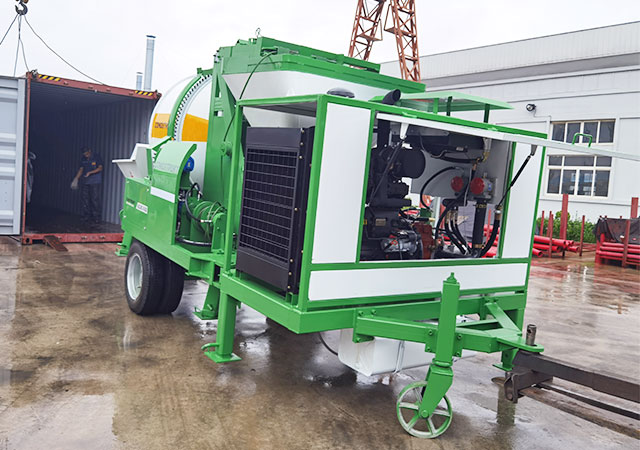 concrete mix and pump