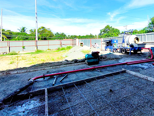 diesel concrete mixer pump