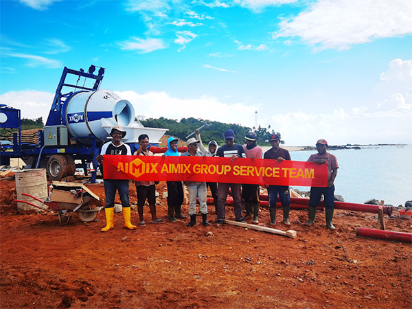 best concrete mixer with pump