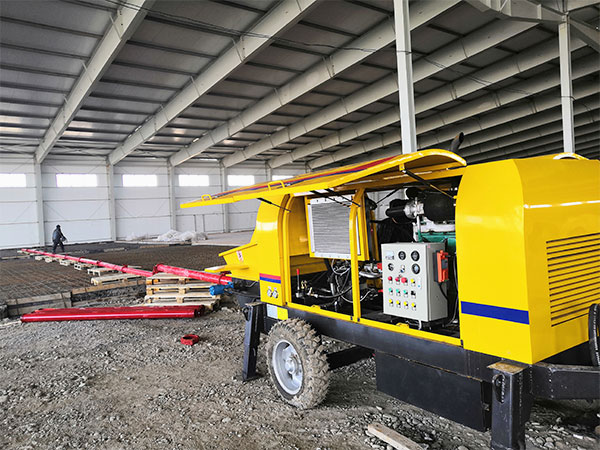 harga mesin concrete pump