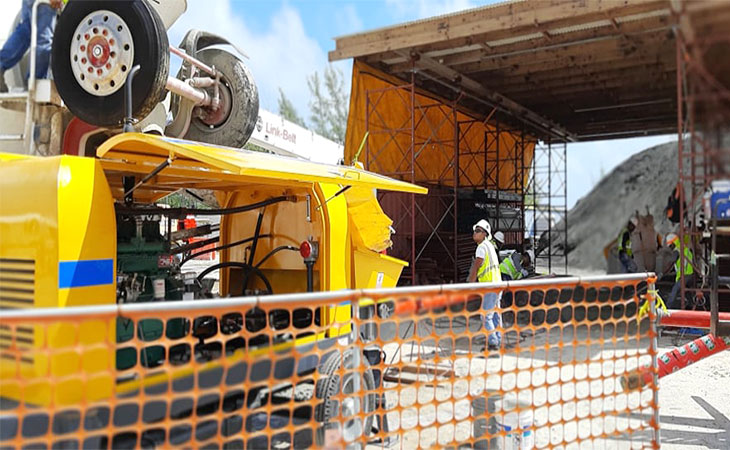 pompa beton kecil Indonesiap capacity