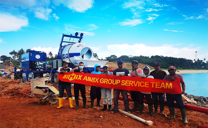 aimix concrete pump companies