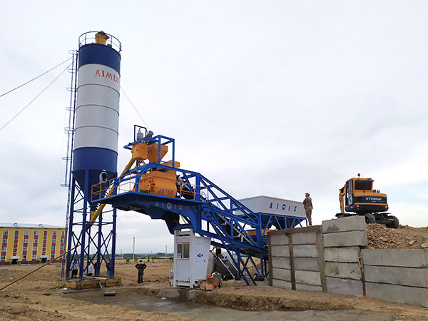 small mobile batching plant