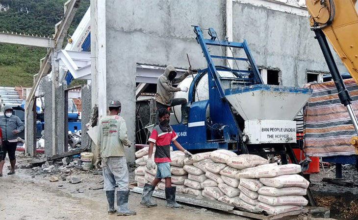 40m3 concrete pump for building house