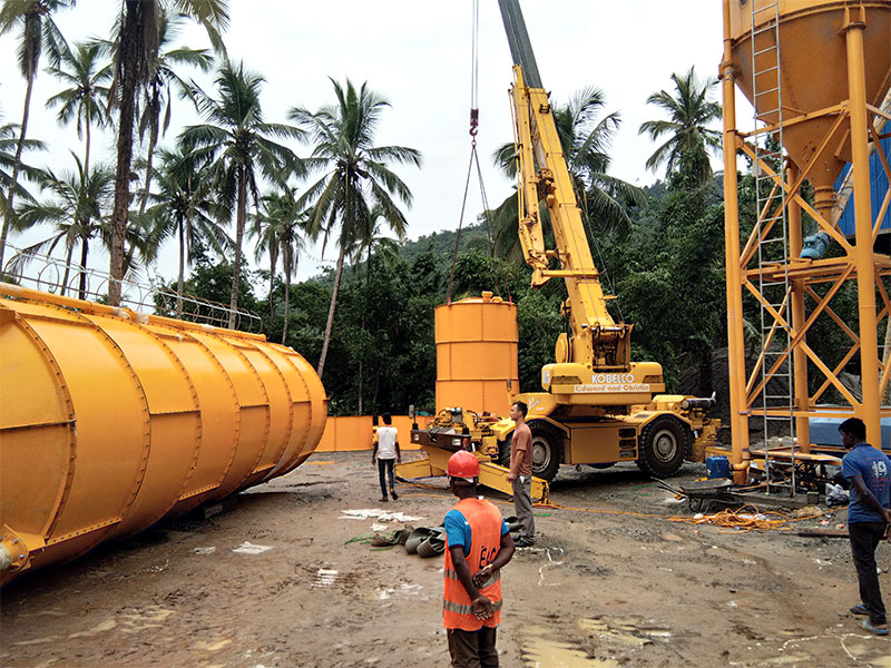silos for batching plant
