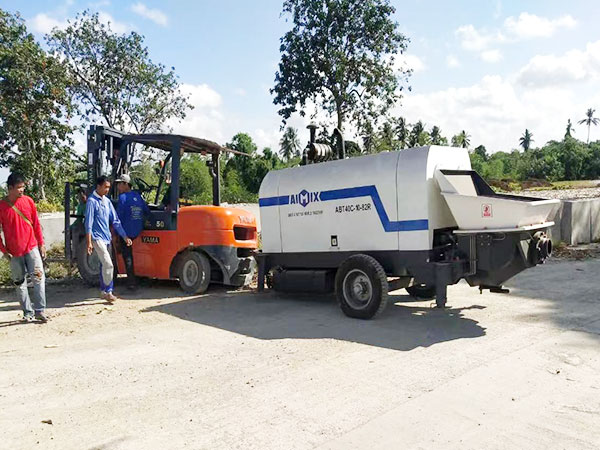 pull behind concrete pump 60meters