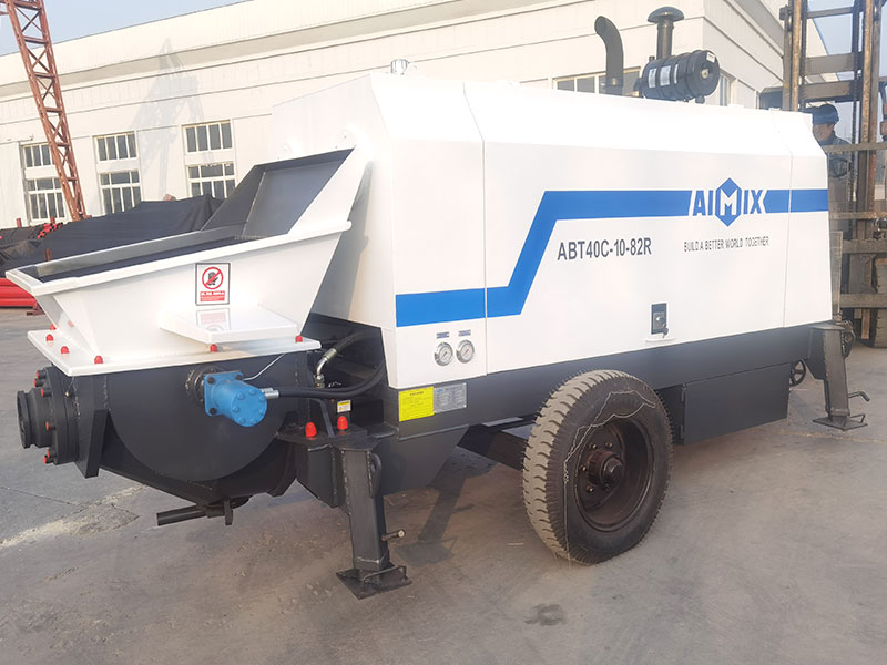 trailer pump concrete
