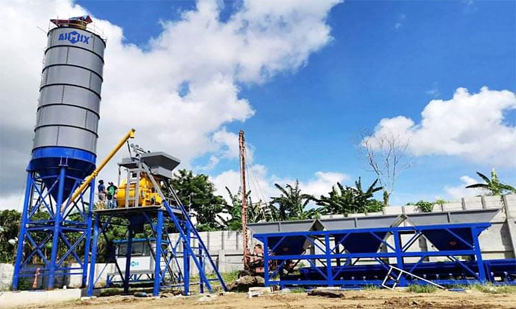 stationary batching plant 35m3