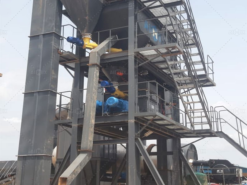 aggregate lifting system in asphalt plant