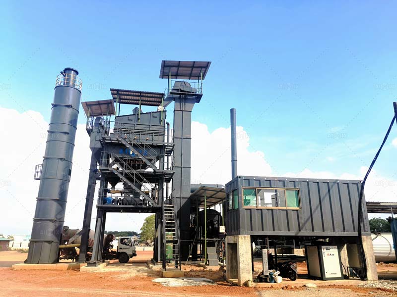 stationary asphalt plant for sale in Batam, Indonesia 80 tph