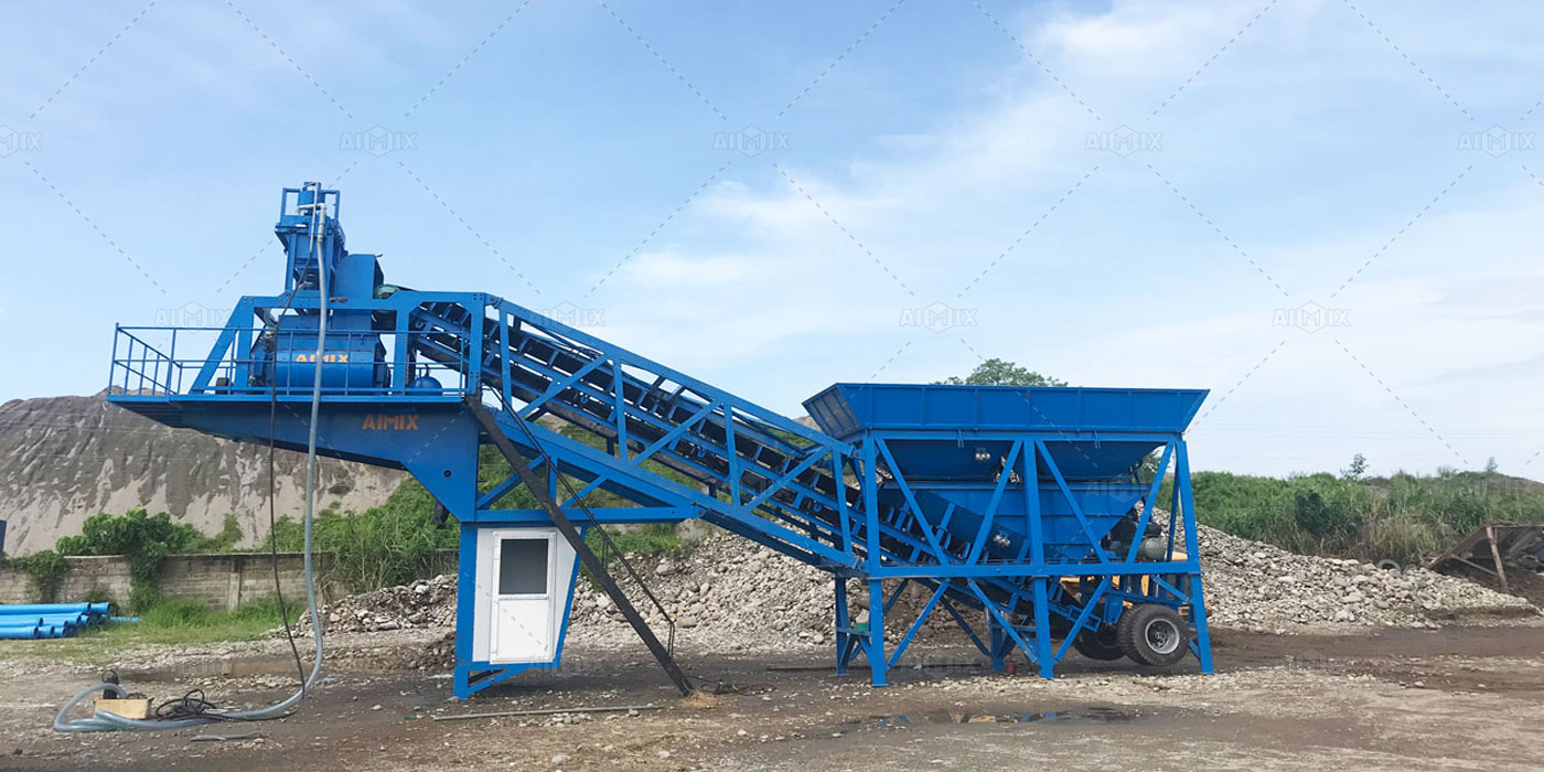 mobile concrete plant