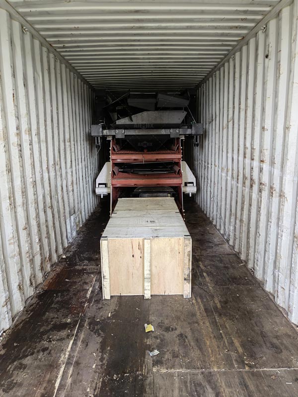 shipping of the main part