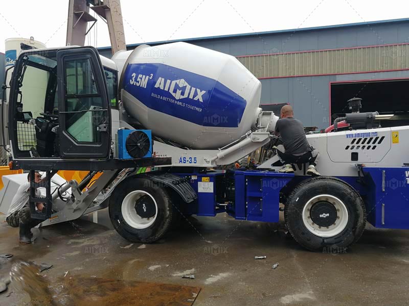 AS-3.5 Self-loading concrete mixer sent