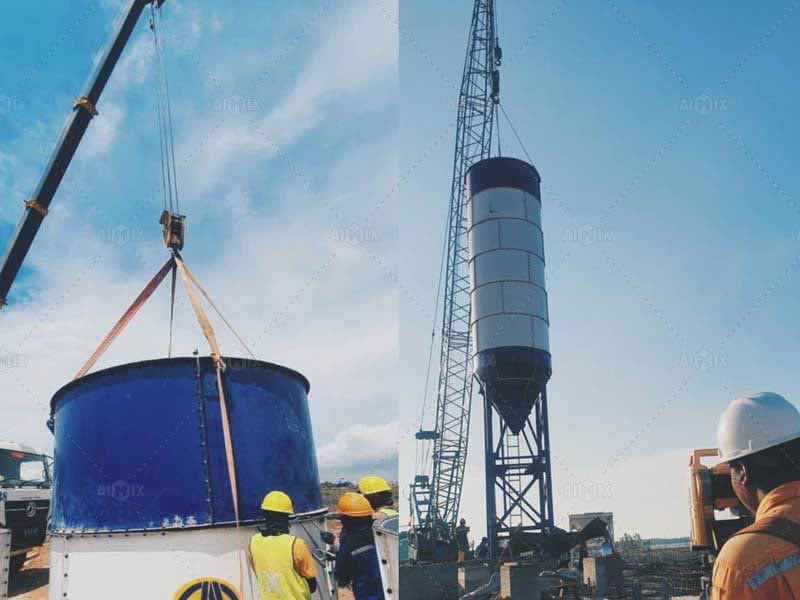 batching plant setup