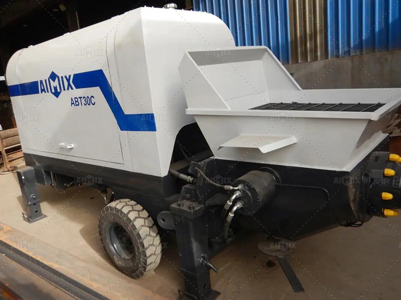 ABT30C Diesel Concrete Pump Was Transported to Indonesia