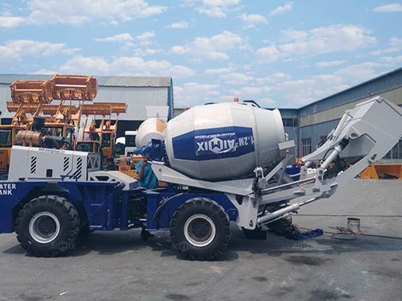 AS-1.2 self loading concrete mixer