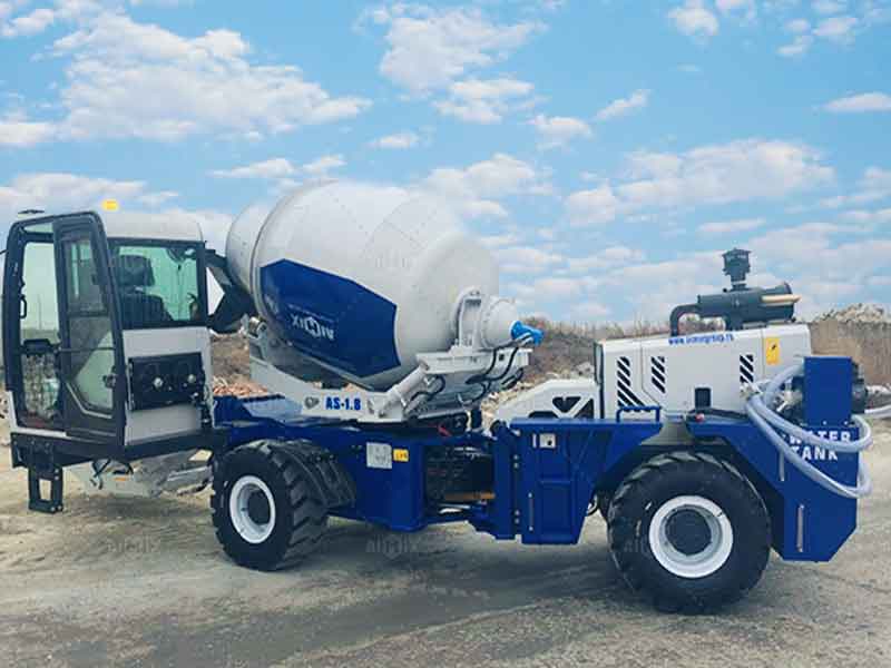 AS-1.8 self loading concrete mixer