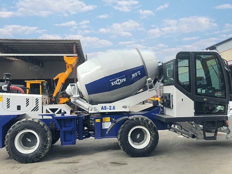 AS-2.6 self loading concrete mixer